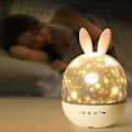 Miniatyrbilde 1 av 4: Ry Sky Led Bedside Rotating Projector, Usb Ed