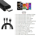 Miniatyrbillede 4 af 5: Usb 2.0 Type A han til dobbelt micro usb han splitter Y Ladekabel ledning til