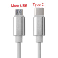 Pikkukuva 2 / 5: USB 3.1 Type C Uros-Micro USB Uros Synkronointi Otg Lataus Tiedonsiirtokaapeli