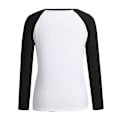 Miniatyrbilde 2 av 3: Hhcx-kvinner Christmas Elg Lang Raglan Sleeve Basic T-skjorte Bluse Topp