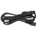 Y Shape PC-strömförsörjningskabel - 2m / 6,6ft, US-kontakt - JD3263
