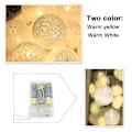 Miniatyrbild 2 av 4: Ullbollar Fairy Lights Led Bomullsbollar String Light To Decor Party