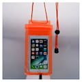 Miniatyrbilde 1 av 5: Universal vanntett fond for Iphone X Xs Max 8 7 Samsung S10 og Xiaomi #oransje