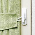 Miniatyrbillede 3 af 3: 8 stk Home Blind Cord Holder Selvklæbende Gardinkroge String Wrap Cleat Tool