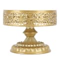 Dessertstativ Gullfarget Kakeholder Blondedesign Enkel Montering Rundt Godbitdisplay for Selskap S