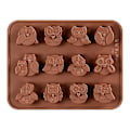 Miniatyrbillede 2 af 5: 2 Pakke Halloween Natugle Silikone Form Bageforme Bagegrej