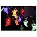 Pikkukuva 1 / 4: Led Halloween Bat Lyhty Ghost Käsivalonauha Aurinkoparisto USB Ghost Light String Secret Room Sisustus Flat ghost color 35