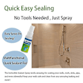 Miniatyrbild 3 av 5: 30ml Invincible Sealant Spray För vägg/vask/rör/tak Multifunktionell Quick Sealant Fix Hemväggar 3pcs