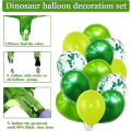 Pikkukuva 3 / 5: Dinosaur Foil Balloon taustakoriste syntymäpäiväjuhlatarvikkeet (numero 1) 31 kpl color 1