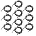 10 st Termistorsensor NTC Tempgivare 5x25mm Cylindriskt Huvud 2 Meter Kabellängd 50K B3950