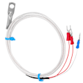 Miniatyrbild 6 av 8: PT100 Termistor Temperatursensor Probe - 5m Rundhåls Patch Typ för Noggrann Mätning