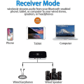 Miniatyrbillede 4 af 5: 2-i-1 Bluetooth Adapter Sender Modtager Bluetooth Aux 5.0 Tråd