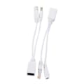 Passiv Power over Ethernet PoE-adapter Injektor + Splitter Kit 5v 12v 24v 48v