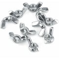 Miniatyrbilde 5 av 5: Vingmuttrar, 100 st rostfritt stål metrisk gänga M3 M4 M5 M6 M8 M10 M12 Butterfly Wing Nuts Sortimentssats for gjør-det-själv-verktøy julklapp