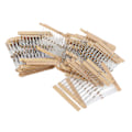 Miniatyrbild 5 av 10: 640 stycken kolfilmresistor 64 värden 1/6W nominell effekt 5% kolfilmresistor sortimentssats 1 ohm - 10 megaohm