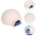 Miniatyrbillede 5 af 5: Keramisk hamsterhus Lille kæledyr Hamster Cool Cave Nest Mini Hut Bur til Hamster Chinchilla Small An