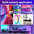 Miniatyrbilde 5 av 5: Smart WIFI LED Rundt Taklys RGBCW Dimbar TUYA Home Ambient Light
