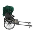 Sort legering Rickshaw Model Legetøj Udsøgte detaljer Boligindretning Jinrikisha