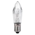 Pikkukuva 1 / 5: Kapenevat kynttilät ja led-vaihtolamput valoihin ja kynttiläkaareen E10 Multicolor