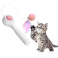 Pikkukuva 2 / 5: Hhcx-sähköinen Cat Toy Teaser -höyhenlelut Catnip Cat Interactive Toy Stick -höyhensauva (vaaleanpunainen)