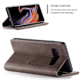 Miniatyrbillede 4 af 5: Galaxy S10 Plus etui, retro Pu læder Tpu indre pung etui [kortpladser] [magnetisk lukning] Flip Stand Cover Cover til Samsung Galaxy S10 Plus