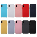 Miniatyrbilde 3 av 3: For Iphone X Pure Color Flytende Silikon + Pc Dropproof Protective Back Cover Case (hvit)