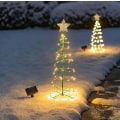Pikkukuva 1 / 4: Joulukuusi Solar Light Xmas Party nurmikon lampun koristelu Lämmin valkoinen Warm White