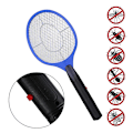 Miniatyrbild 1 av 5: Electric Mosquito Racket Killer Electric Fly Swatter Fryer Flies Cordless Battery Power Bug Zapper Insects Racket Kills Home Bug blue