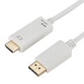 Miniatyrbilde 5 av 5: Kabeladapter Enveis displayport til kompatibel HDMI-kabel for monitorprojektor Black