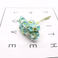 Miniatyrbillede 4 af 4: 8 stykker / 40 hoveder 1 cm mini papir blomster roser buket kunstig blomst Billig bryllup dekoration til scrapbooking Diy Flores 17