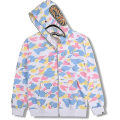 Miniatyrbillede 1 af 2: Den nye hættetrøje til mænd Camo Løs lynlåsjakke sweatershirt til mænd Dreng Pink Blå Pink Blue XL