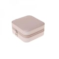 Miniatyrbillede 2 af 4: Smykker Organizer Læder Rejse Smykker Opbevaring Display Etui Bærbar Ørering Halskæde Opbevaringsboks Light Pink
