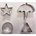 Miniatyrbillede 3 af 5: Squid Game Cookie Cutters Sukkerform Kiks Cutter Sæt