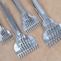 Miniatyrbillede 5 af 5: Læderhåndværksværktøjssæt Rustfrit stål hulmejselgravering Stitching Punch Tools Kit 4mm