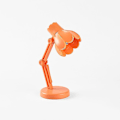 Miniatyrbillede 1 af 4: 2 stk Mini Lille Bordlampe Led Foldebar Bærbar Lille Natlampe Magnetisk Sugning Varm Farve Øjenbeskyttelse Læsebordslampe Med Clip 09B-Orange