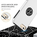 Pikkukuva 3 / 4: Magneettirengas Kickstand Iskunkestävä phone case Iphone 6 Plus -puhelimelle (musta) Silver