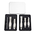 Miniatyrbild 1 av 5: Anti-stänk Mantis Nagelklippare Set Champagne Nagelklippare Manikyr Stor hushålls Nagelklippare i rostfritt stål Presentförpackning Mantis three-piece set