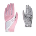 Miniatyrbild 1 av 5: Pu Läder Kvinna Golfhandskar Andningsbara justerbara halkfria handskar för män Kvinna Sporttillbehör Pink Size 18