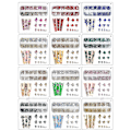 Miniatyrbild 2 av 5: 3d Glitter Nail Art Ab/färgglad Hotfix Rhinestones Flatback Crystal Diamond Gems Multi Size12 Gird Style 5