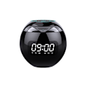 Miniatyrbild 2 av 4: Klockradio, Digital sängväckarklocka, Digital klocka, Bärbara Bluetooth högtalare, Fm-klockradio svart
