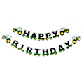 Pikkukuva 4 / 4: Traktori Happy Birthday -banneri Traktorin banneri Lasten syntymäpäiväteemakoristeet