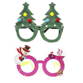 Miniatyrbillede 1 af 3: Julepynt Briller Jul Funny Dress Up 2pack