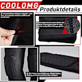 Miniatyrbild 4 av 5: Basketball Leggings With Knee Pad For Men 3/4 Compression Trousers Sports Trousers Multi-way White M