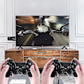 Pikkukuva 2 / 5: M8 Retro Videopelikonsoli Dual Wireless Controller Game Stick 4k 10000 Gaming 64gb