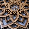 Pikkukuva 4 / 4: Leikattu veistetty Led Elegant Mandala Riippuva Mdf-paneeli Lampun koristelu (Mandala)
