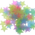 Miniatyrbillede 5 af 5: 100 stk 3d Stars Glow In Dark Luminous Wall