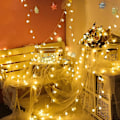 Pikkukuva 5 / 5: Star String Lights 10m 80 Led String Lights Batteri Vattentät Ip65 Valot Sisäkäyttöön Ulkokäyttöön Varm Vit Dekoration För Julfest