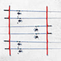 Miniatyrbild 2 av 4: Takstångshållare Rullfiske 6-spöns fiskespö Display Rack Spö Overhead Väggfäste Hållare Fiskeredskap