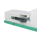 Miniatyrbillede 4 af 5: 4 stk Glasklemme Glashyldebeslag til 5-10 mm tykt glas, justerbar glasclips D form flad bagside til glas