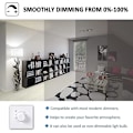 Miniatyrbilde 3 av 4: R7s 118 mm dimbar LED-pære, 10w ekvivalent 80w halogenpære, kaldhvit